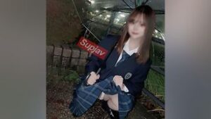 FC2PPV 4182730 [Limited number of appearances] Secret part-time job of an underground idol. Uniform exposed on the street at night. cum inside twice at hotel