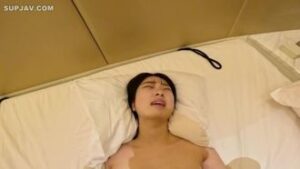 Yuki (19) 5th time Anal cum inside and ATM in the mouth. I put him in fishnet stockings and kept the sucker moving for 45 minutes, and he stopped responding. FC2PPV 4121730